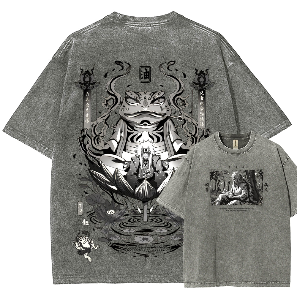 Jiraiya Unisex Fit Washed T-Shirt 2510008383