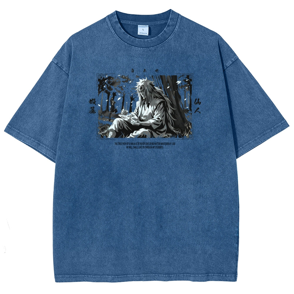 Jiraiya Unisex Fit Washed T-Shirt 2510008383