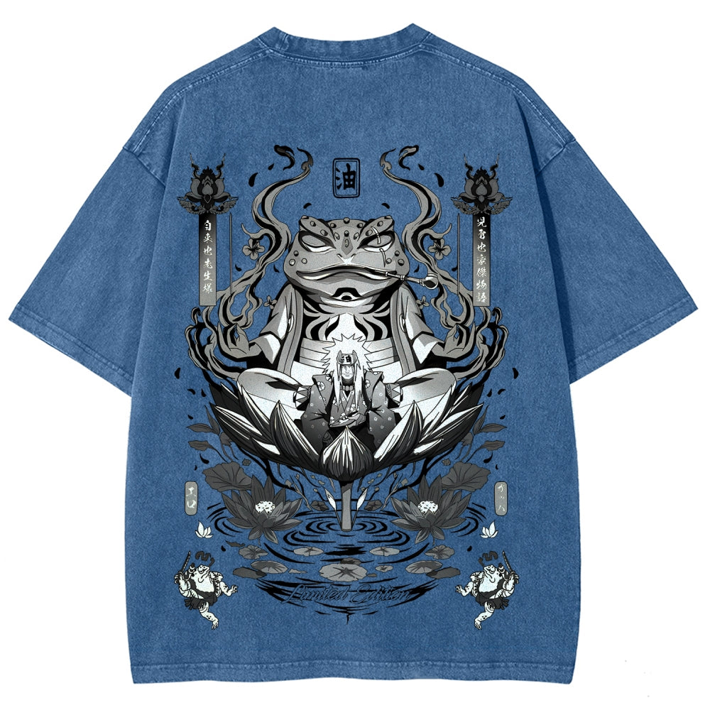 Jiraiya Unisex Fit Washed T-Shirt 2510008383