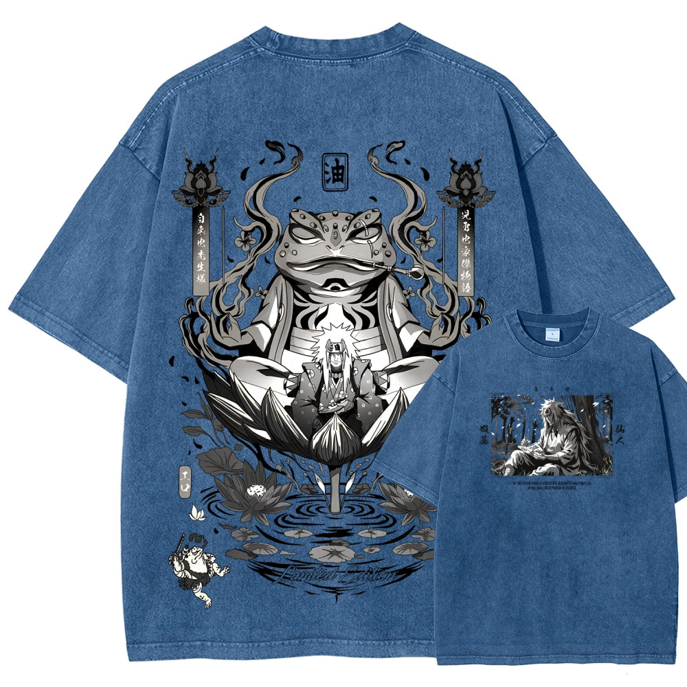 Jiraiya Unisex Fit Washed T-Shirt 2510008383