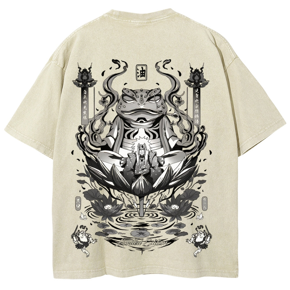 Jiraiya Unisex Fit Washed T-Shirt 2510008383