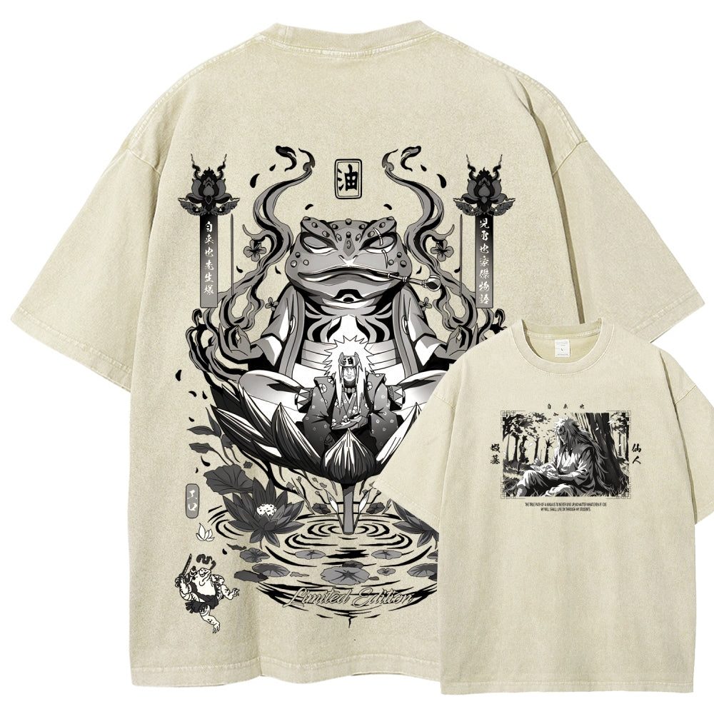 Jiraiya Unisex Fit Washed T-Shirt 2510008383