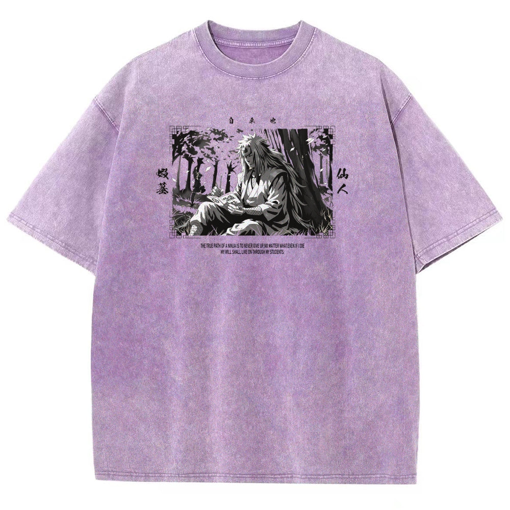 Jiraiya Unisex Fit Washed T-Shirt 2510008383