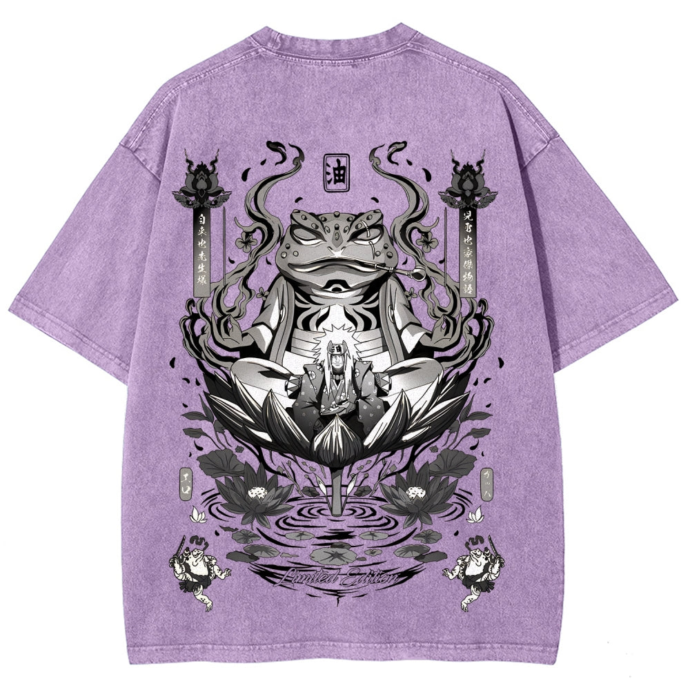 Jiraiya Unisex Fit Washed T-Shirt 2510008383