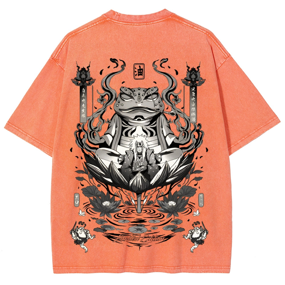 Jiraiya Unisex Fit Washed T-Shirt 2510008383