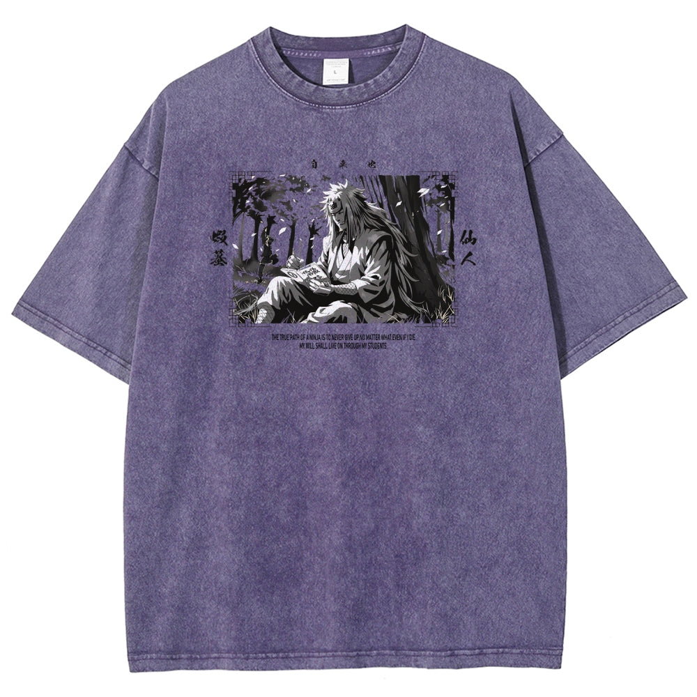 Jiraiya Unisex Fit Washed T-Shirt 2510008383