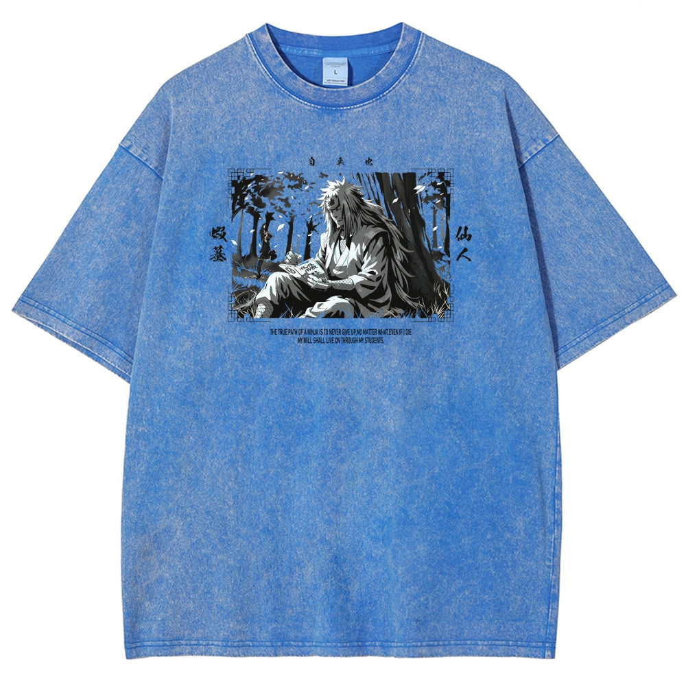 Jiraiya Unisex Fit Washed T-Shirt 2510008383