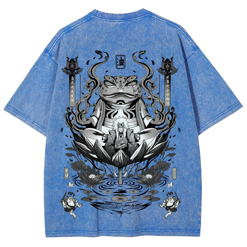 Jiraiya Unisex Fit Washed T-Shirt 2510008383