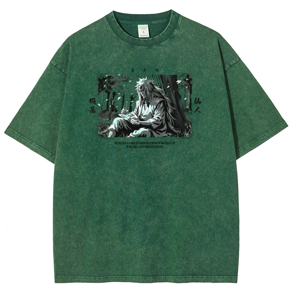 Jiraiya Unisex Fit Washed T-Shirt 2510008383