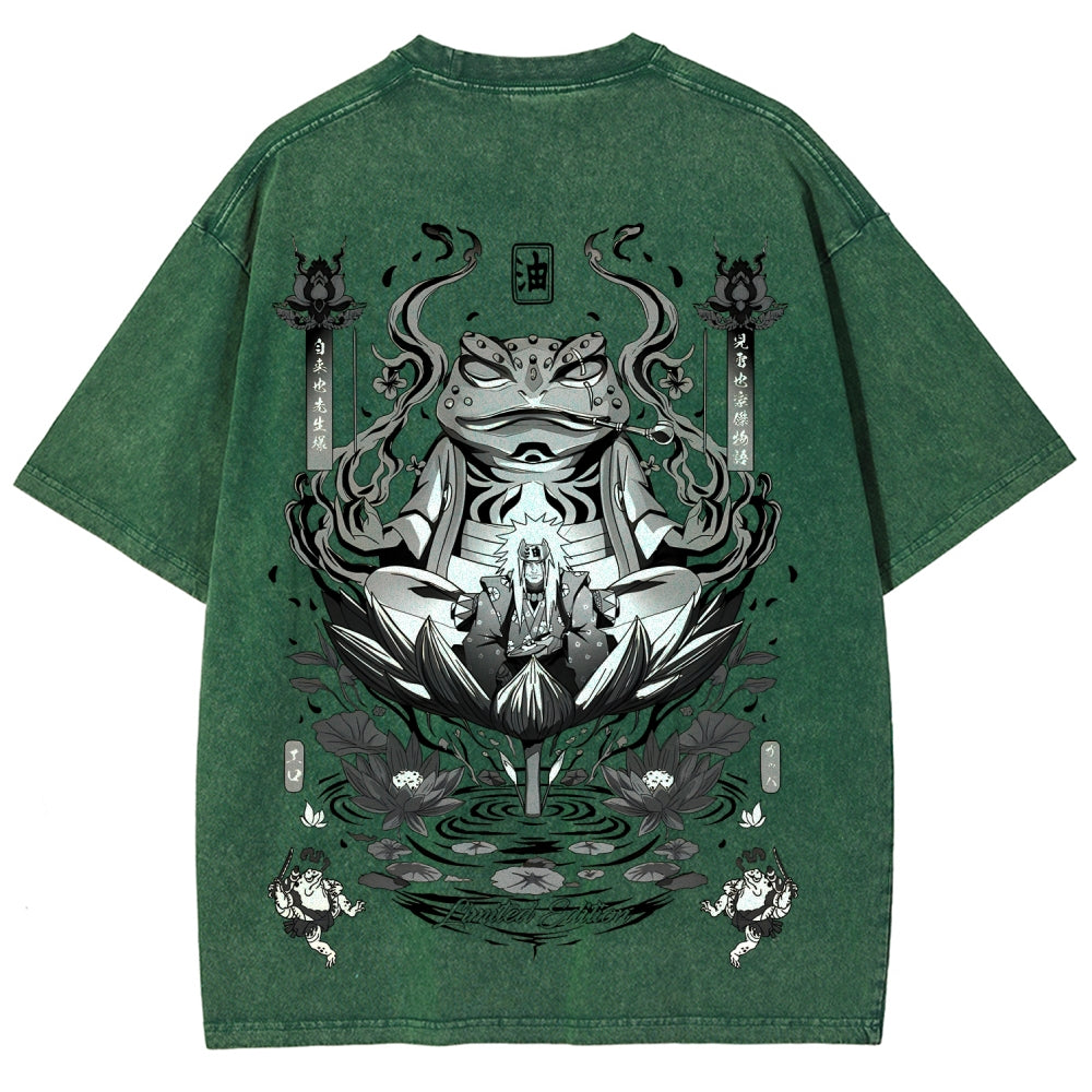 Jiraiya Unisex Fit Washed T-Shirt 2510008383