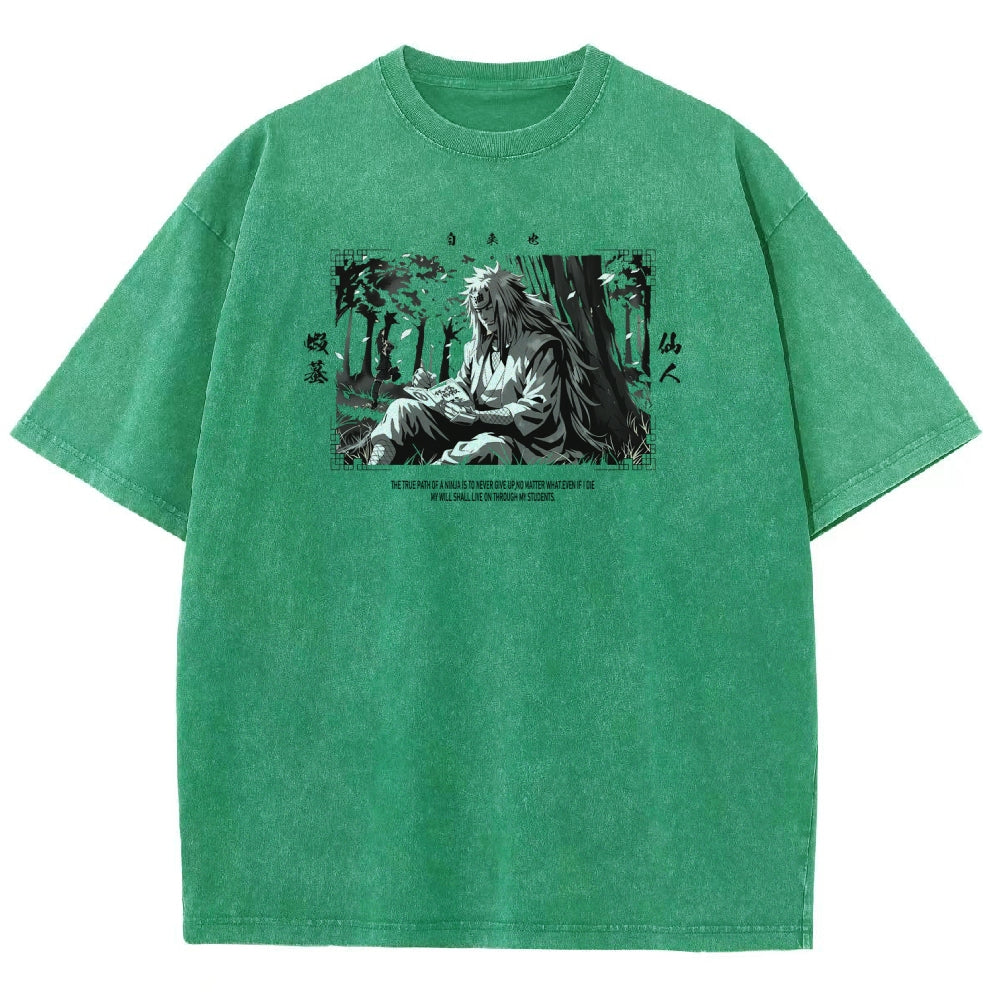 Jiraiya Unisex Fit Washed T-Shirt 2510008383