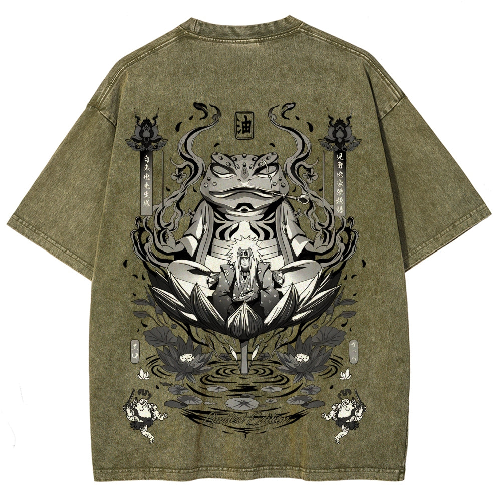 Jiraiya Unisex Fit Washed T-Shirt 2510008383