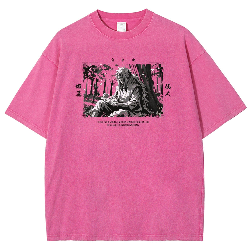 Jiraiya Unisex Fit Washed T-Shirt 2510008383
