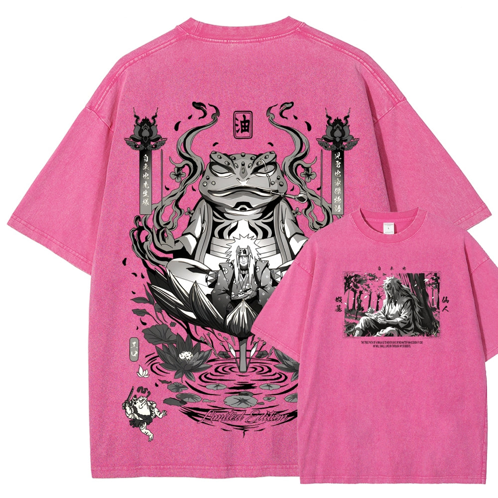 Jiraiya Unisex Fit Washed T-Shirt 2510008383