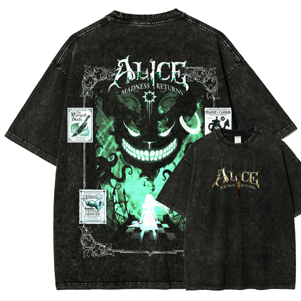 Alice Unisex Fit Washed T-Shirt 2510013991
