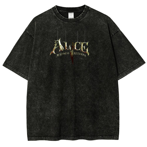 Alice Unisex Fit Washed T-Shirt 2510013991
