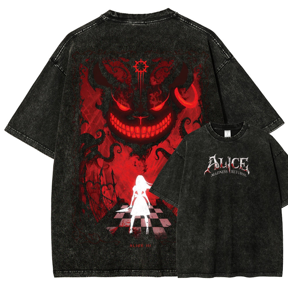 Alice Unisex Fit Washed T-Shirt 2510014011