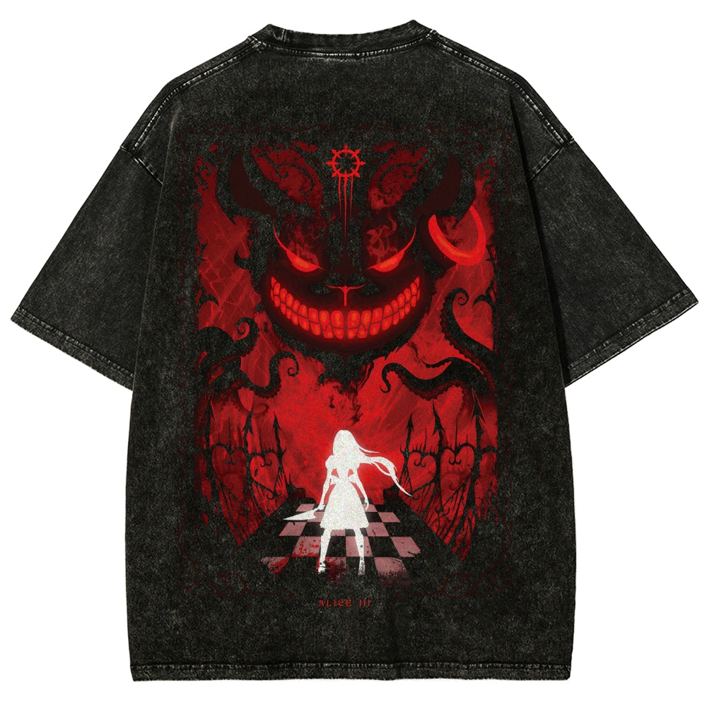 Alice Unisex Fit Washed T-Shirt 2510014011