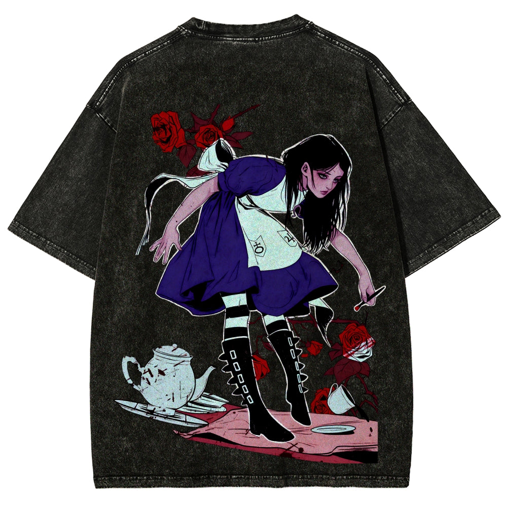 Alice Unisex Fit Washed T-Shirt 2510015068