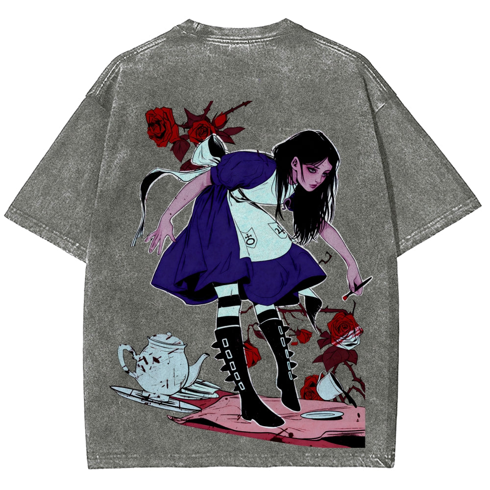 Alice Unisex Fit Washed T-Shirt 2510015068