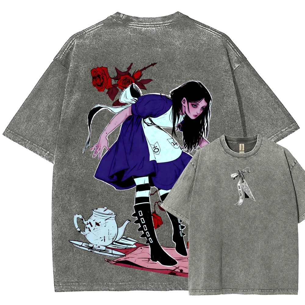 Alice Unisex Fit Washed T-Shirt 2510015068