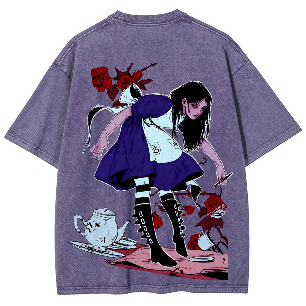Alice Unisex Fit Washed T-Shirt 2510015068