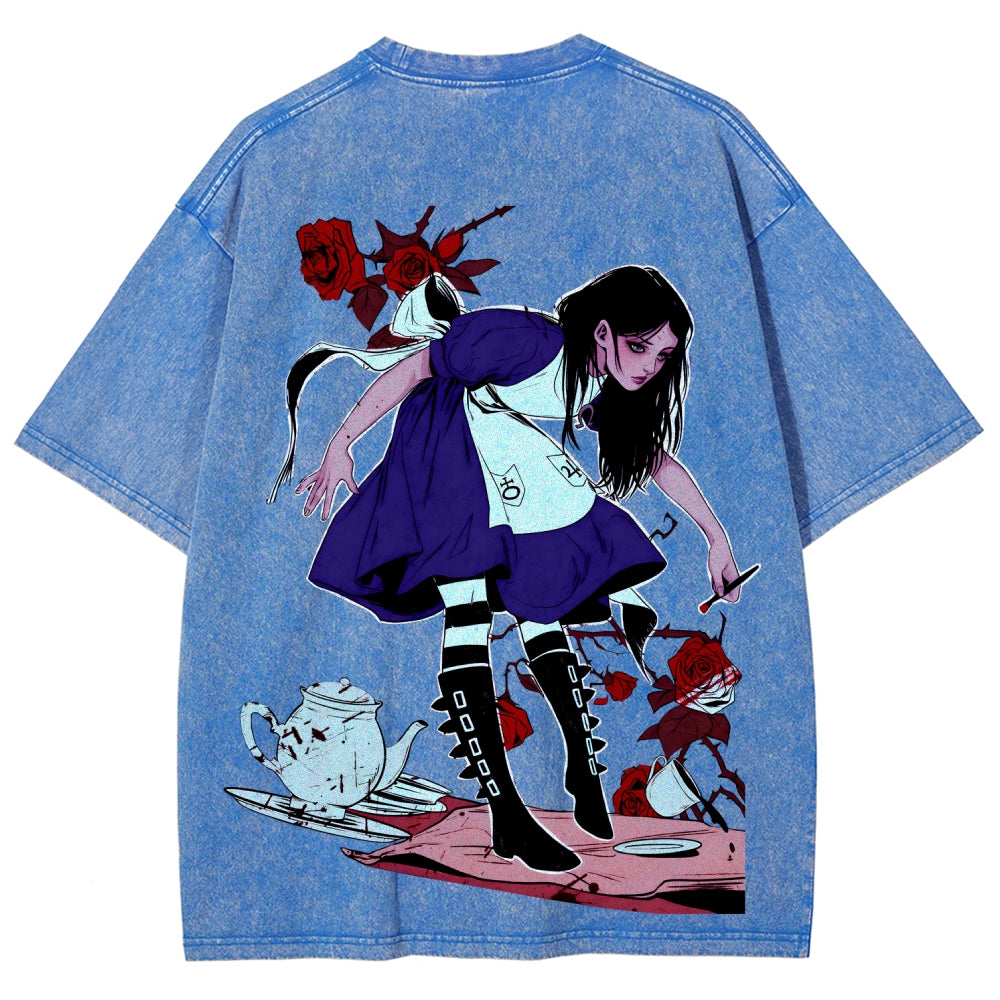 Alice Unisex Fit Washed T-Shirt 2510015068