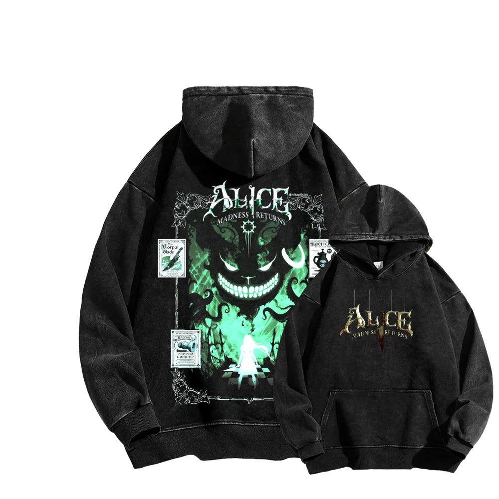 Alice Unisex washed sweatshirts 2510016717