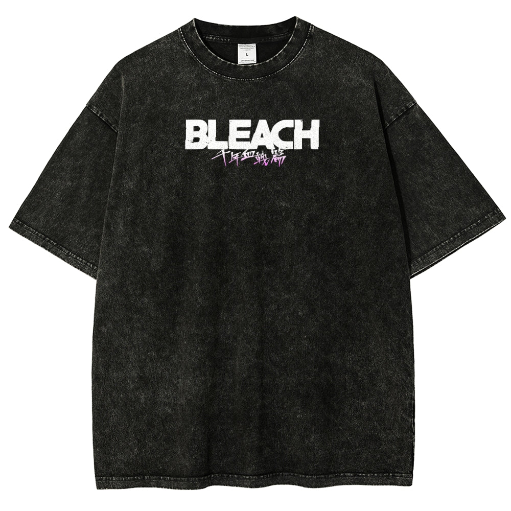 Bleach Unisex Fit Washed T-Shirt 2511000761