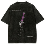 Bleach Unisex Fit Washed T-Shirt 2511000761