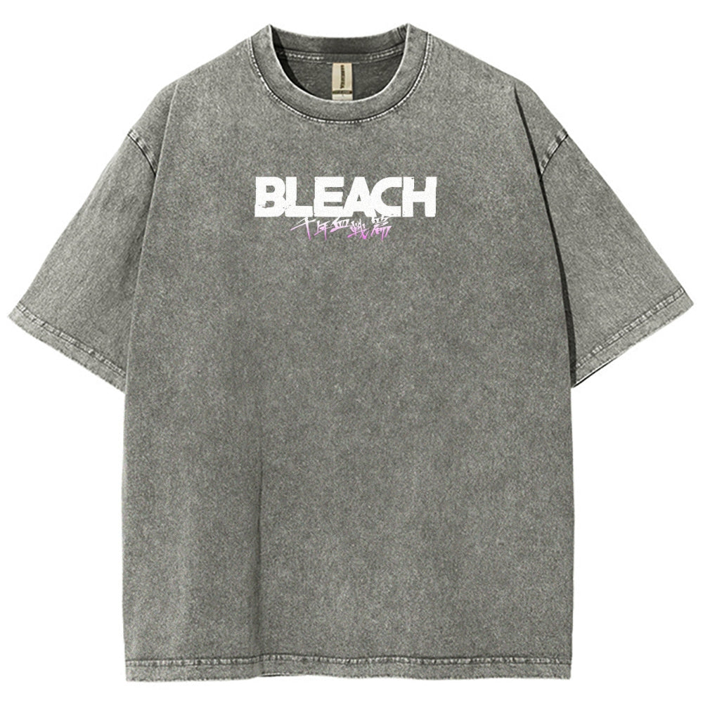 Bleach Unisex Fit Washed T-Shirt 2511000761
