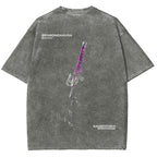 Bleach Unisex Fit Washed T-Shirt 2511000761