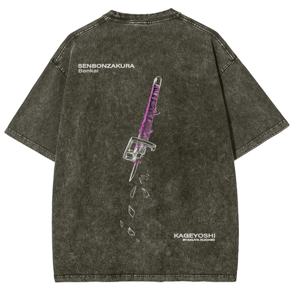 Bleach Unisex Fit Washed T-Shirt 2511000761