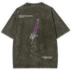 Bleach Unisex Fit Washed T-Shirt 2511000761
