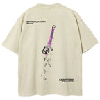 Bleach Unisex Fit Washed T-Shirt 2511000761