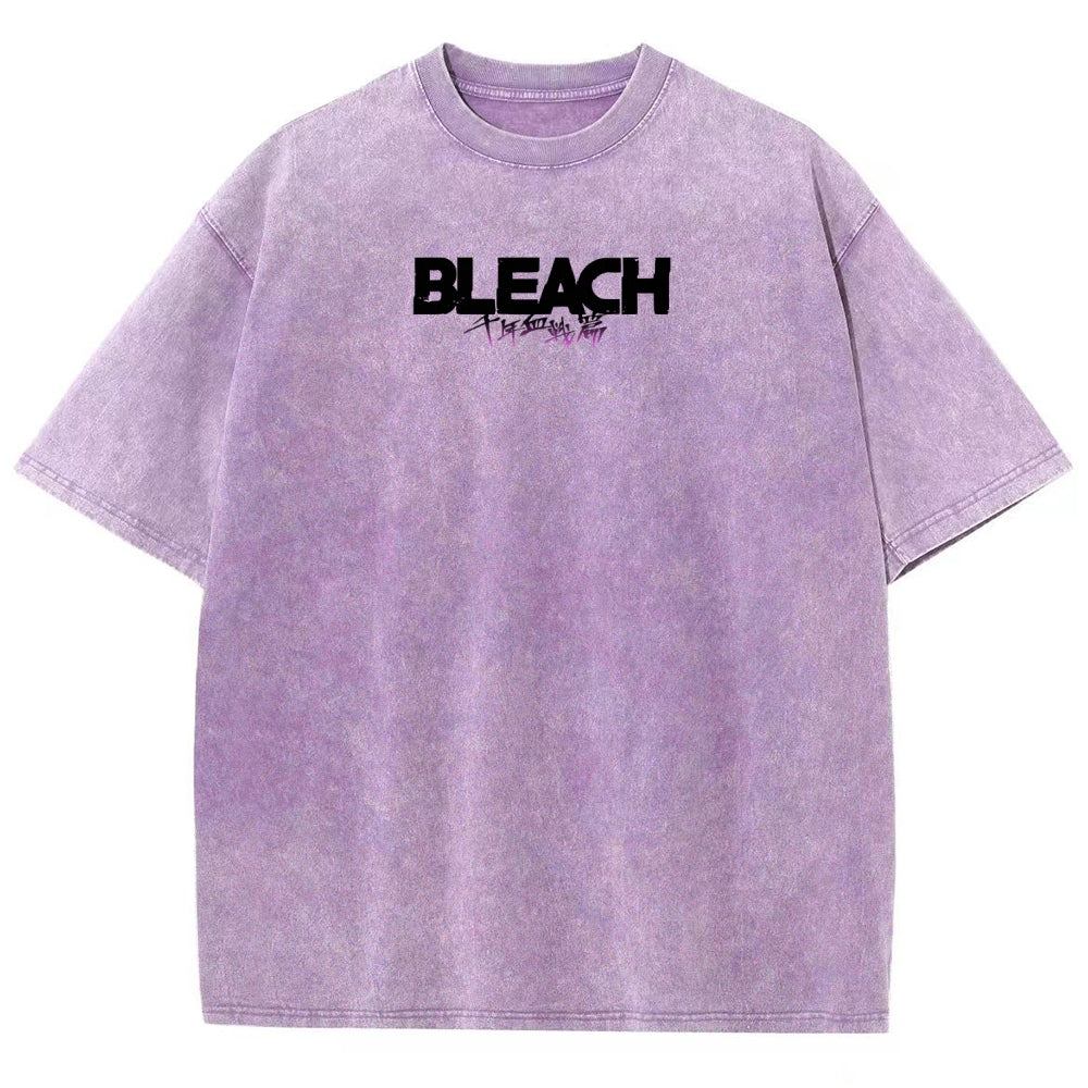 Bleach Unisex Fit Washed T-Shirt 2511000761