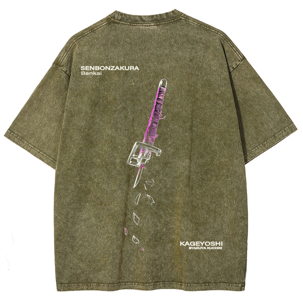 Bleach Unisex Fit Washed T-Shirt 2511000761