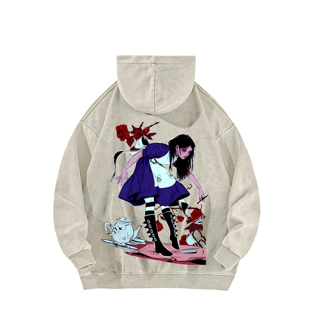 Alice Unisex washed sweatshirts 2511003821