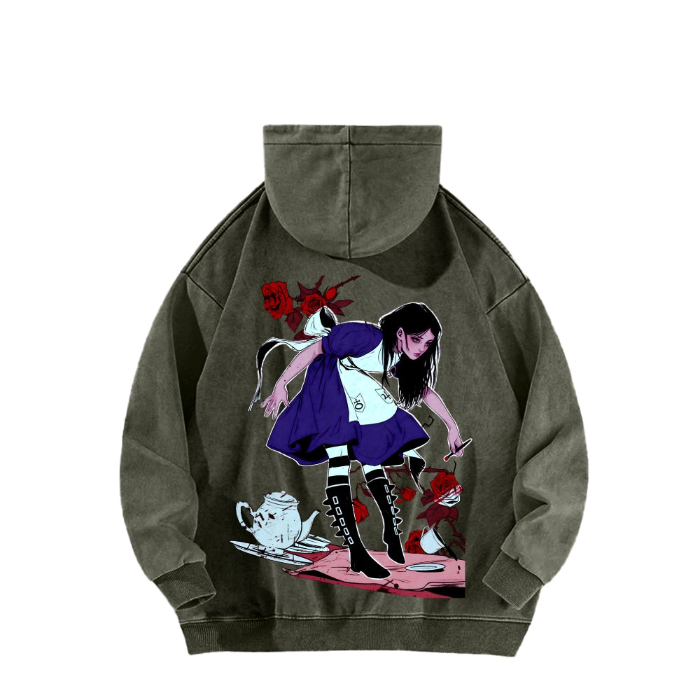 Alice Unisex washed sweatshirts 2511003821