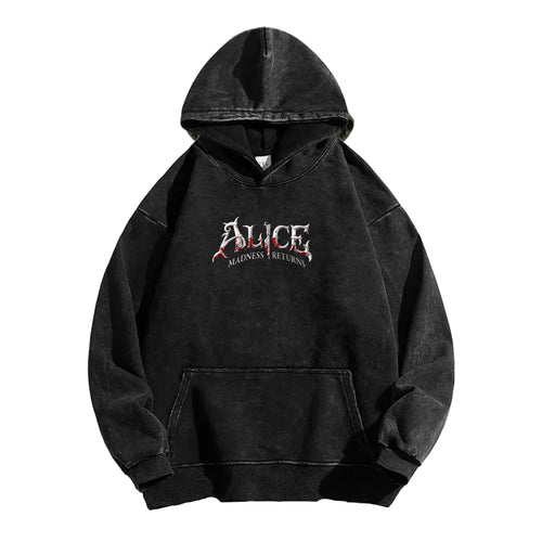 Alice Unisex washed sweatshirts 2511003827