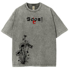 Chainsaw Man Unisex Fit Washed T-Shirt 2511004263