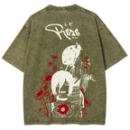 Chainsaw Man Unisex Fit Washed T-Shirt 2511004263