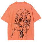 Chainsaw Man Unisex Fit Washed T-Shirt 2511004400