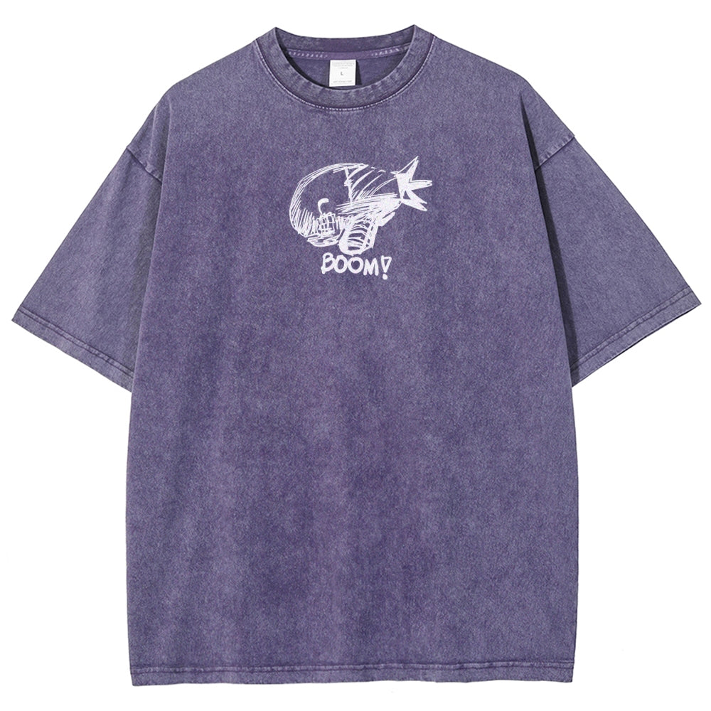 Chainsaw Man Unisex Fit Washed T-Shirt 2511004403