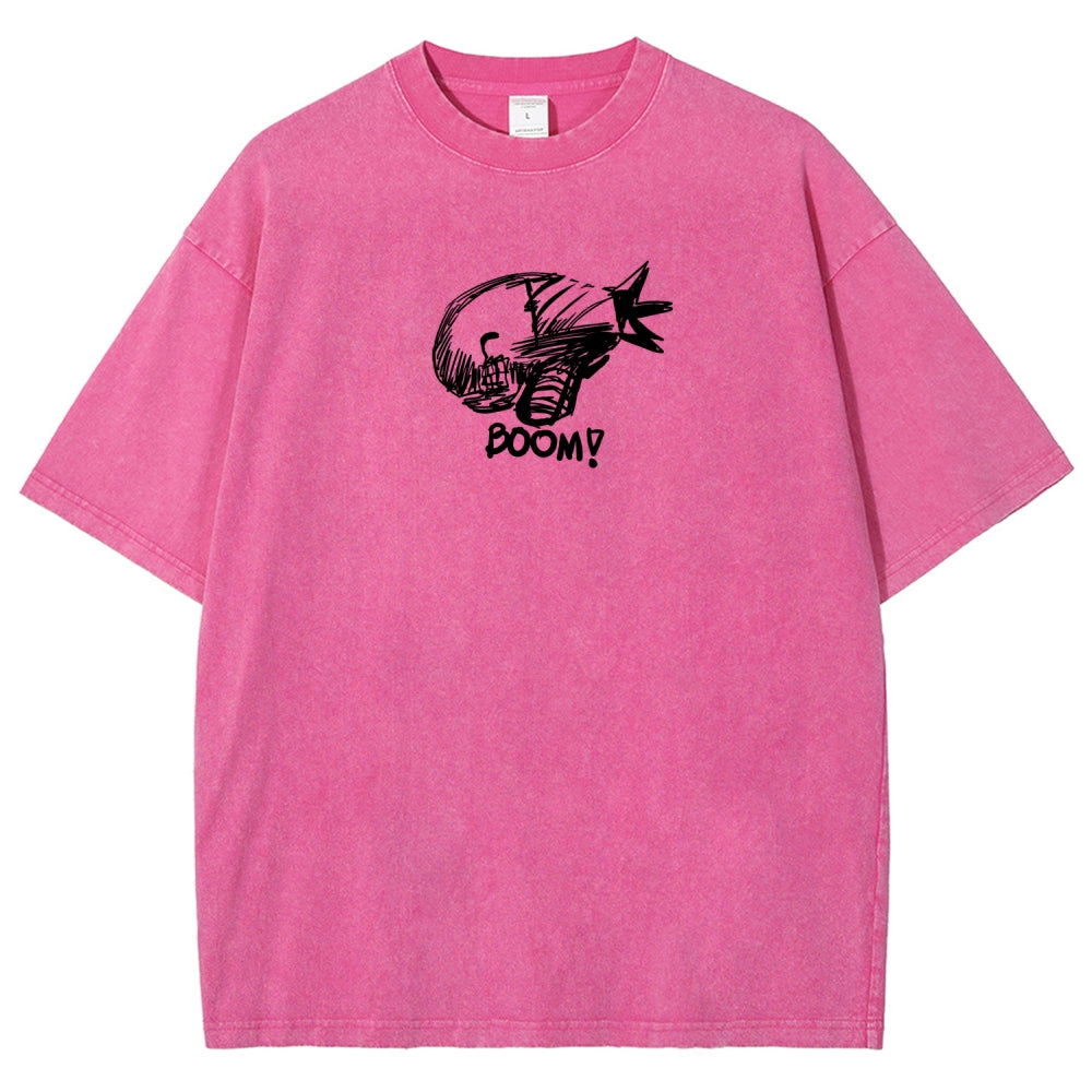 Chainsaw Man Unisex Fit Washed T-Shirt 2511004403