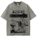 Chainsaw Man Unisex Fit Washed T-Shirt 2511007189
