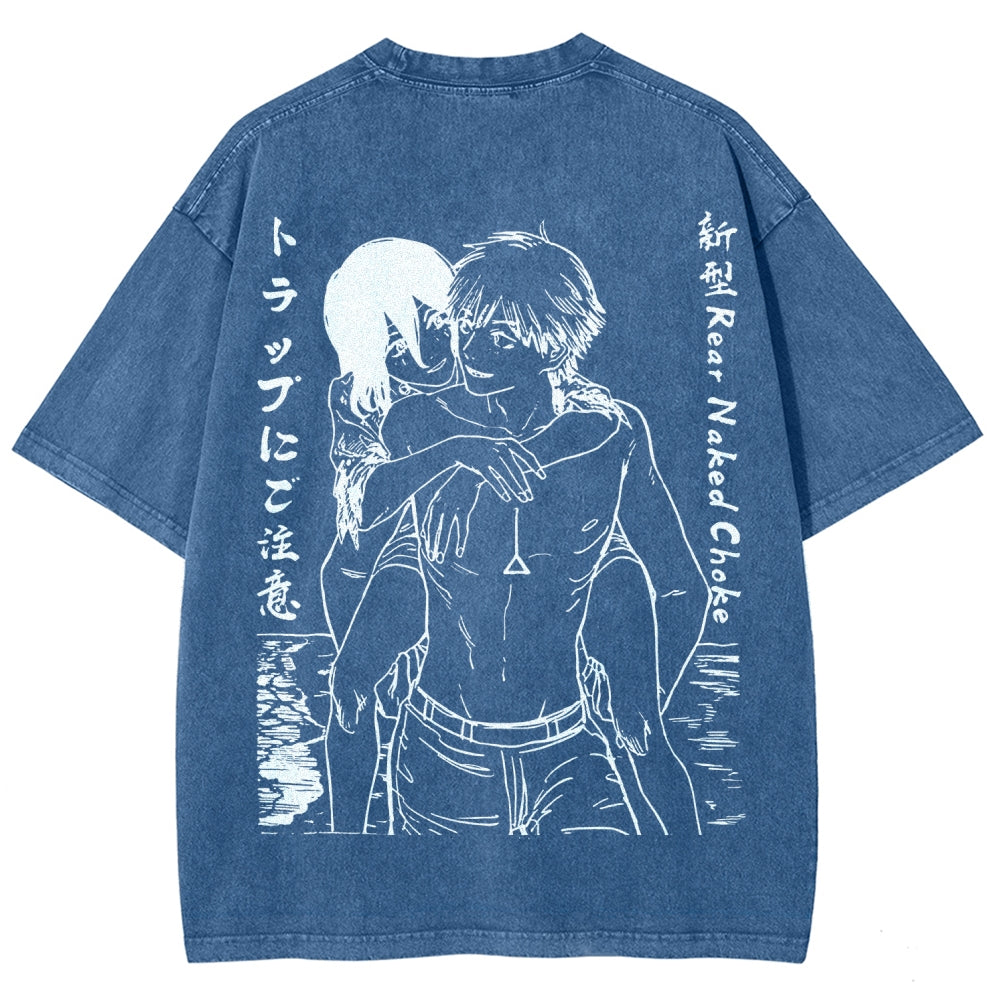 Chainsaw Man Unisex Fit Washed T-Shirt 2511007189