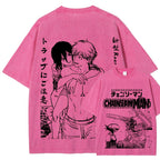 Chainsaw Man Unisex Fit Washed T-Shirt 2511007189