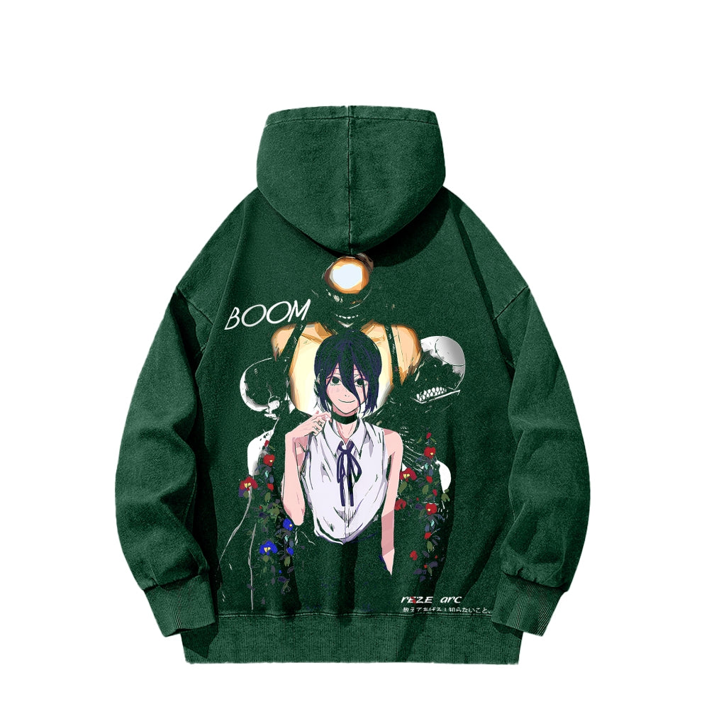 Chainsaw Man Unisex washed sweatshirts 2511007196
