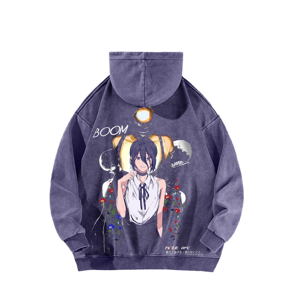 Chainsaw Man Unisex washed sweatshirts 2511007196
